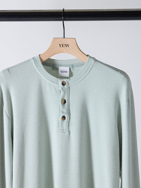 【 予約:10月上旬 】HENRY NECK LONG TEE /Y254-81110
